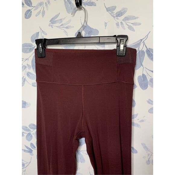 Athleta Aura Split Pant in Powervita Burgundy Size S - Picture 6 of 9